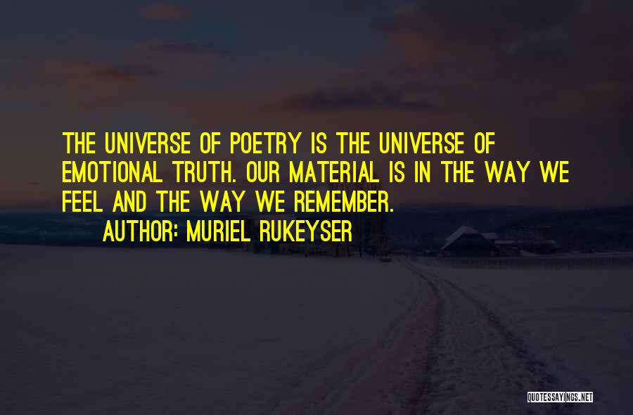 Muriel Rukeyser Quotes 165068