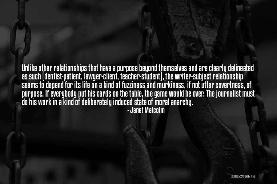 Murkiness 7 Quotes By Janet Malcolm Murkiness 7 Quotes By Janet Malcolm