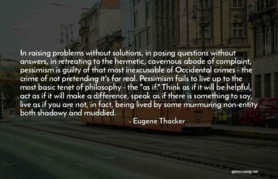 Murmuring Quotes By Eugene Thacker