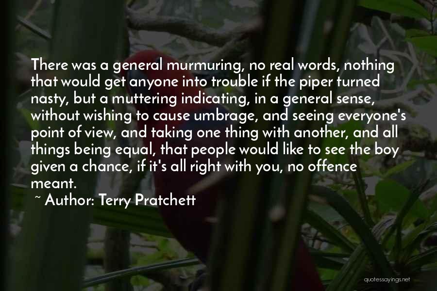 Murmuring Quotes By Terry Pratchett