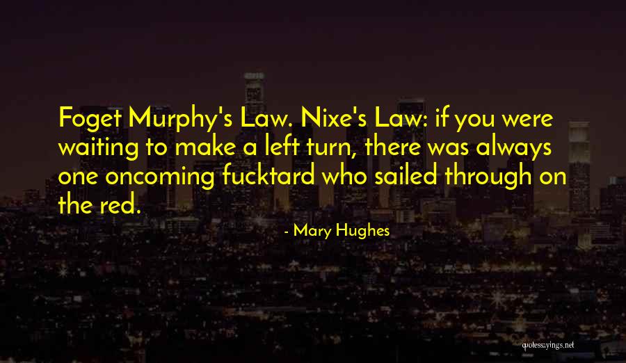 Murphy's Law All Quotes By Mary Hughes