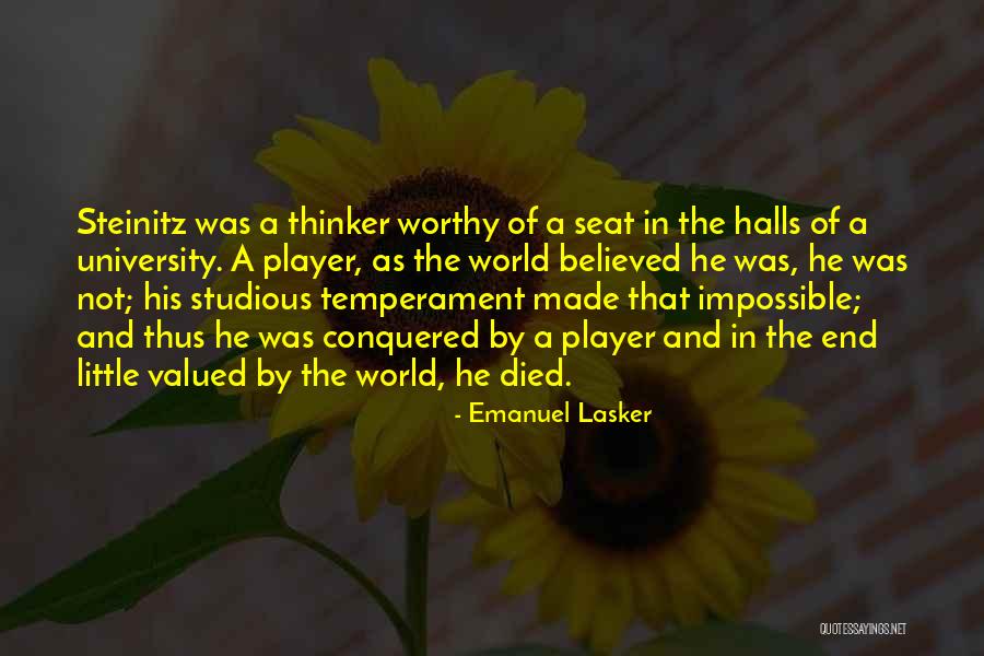 Murskis Icehouse Quotes By Emanuel Lasker Murskis Icehouse Quotes By Emanuel Lasker