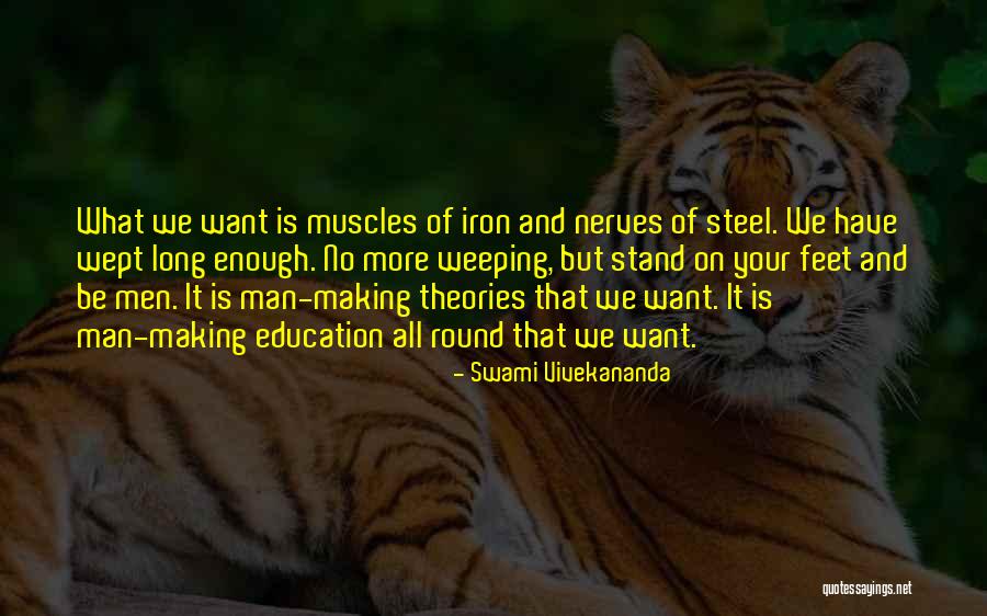 Muscles Quotes By Swami Vivekananda