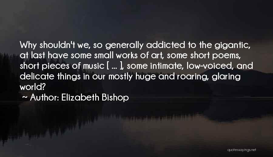 Music Addicted Quotes By Elizabeth Bishop