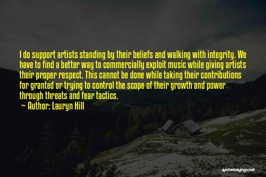 Music And Artists Quotes By Lauryn Hill