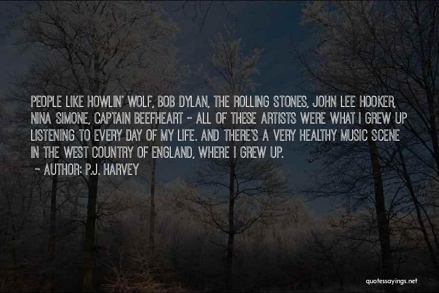 Music And Artists Quotes By P.J. Harvey