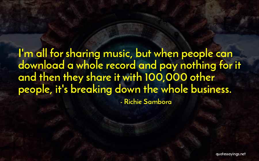 Music And Business Quotes By Richie Sambora Music And Business Quotes By Richie Sambora
