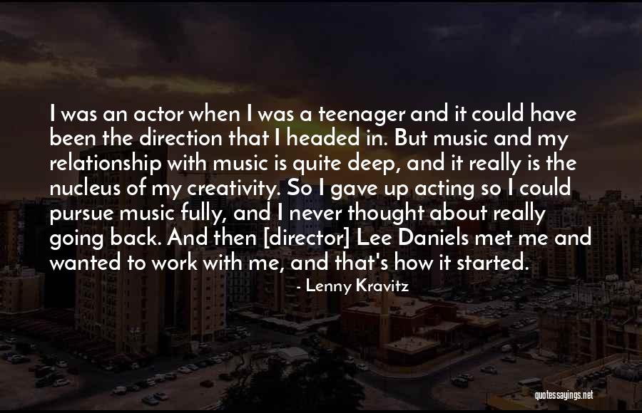 Music And Creativity Quotes By Lenny Kravitz Music And Creativity Quotes By Lenny Kravitz