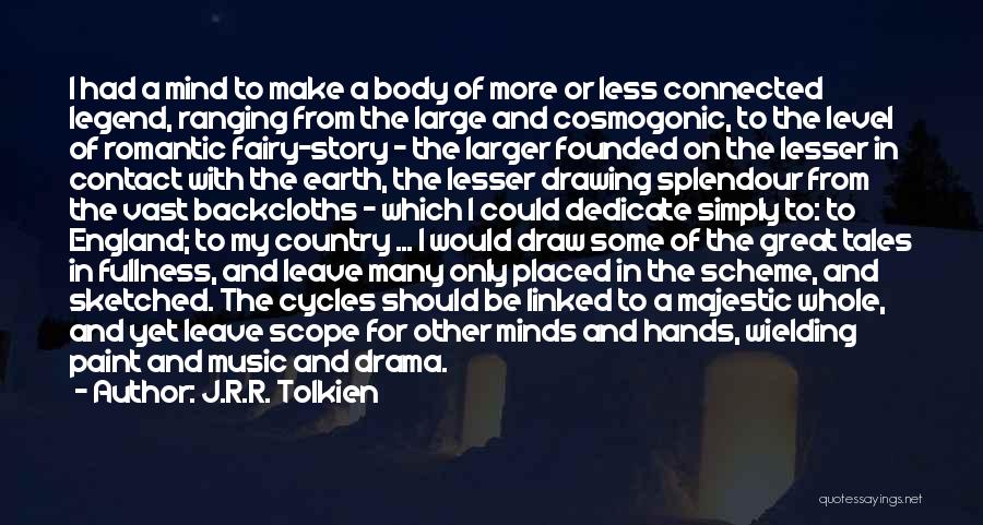 Music And Drawing Quotes By J.R.R. Tolkien