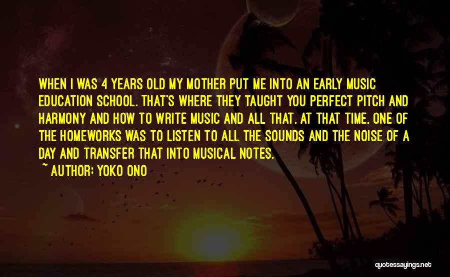 Music And Education Quotes By Yoko Ono