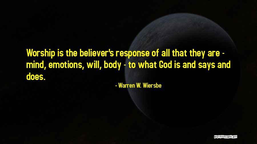 Music And Emotions Quotes By Warren W. Wiersbe