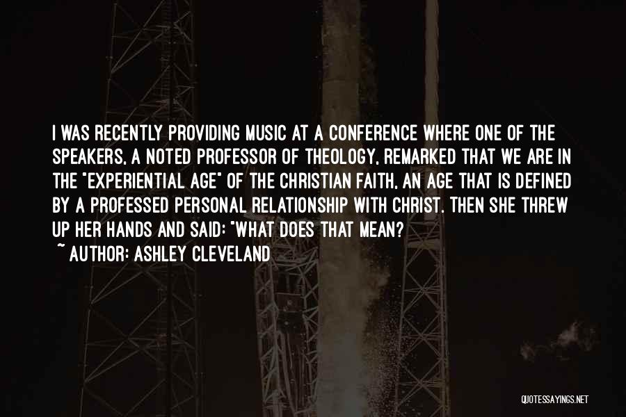 Music And Faith Quotes By Ashley Cleveland