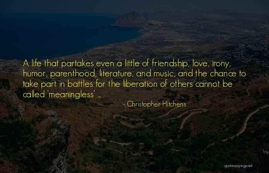 Music And Friendship Quotes By Christopher Hitchens