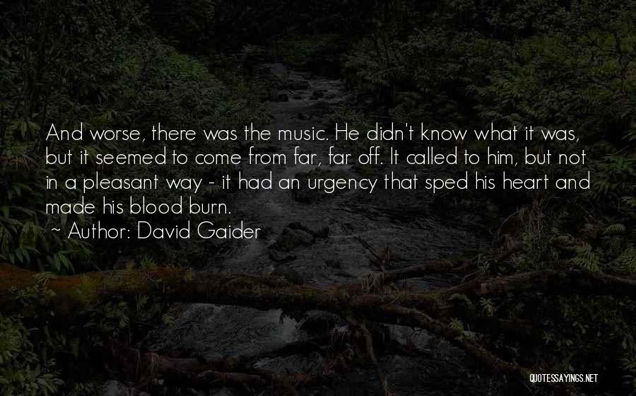 Music And Heart Quotes By David Gaider