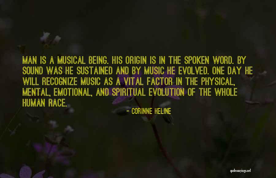 Music And Human Race Quotes By Corinne Heline Music And Human Race Quotes By Corinne Heline