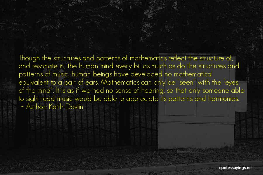 Music And Mathematics Quotes By Keith Devlin