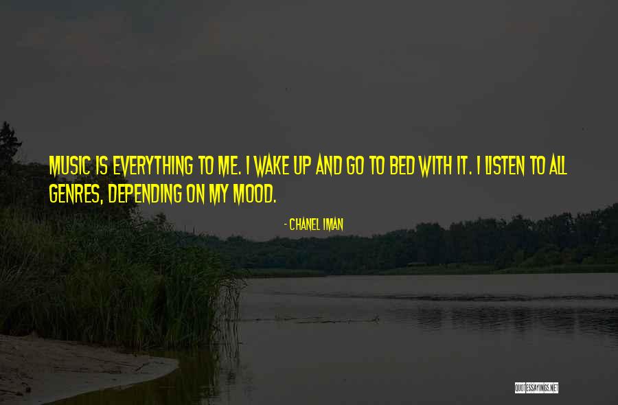 Music And Mood Quotes By Chanel Iman Music And Mood Quotes By Chanel Iman