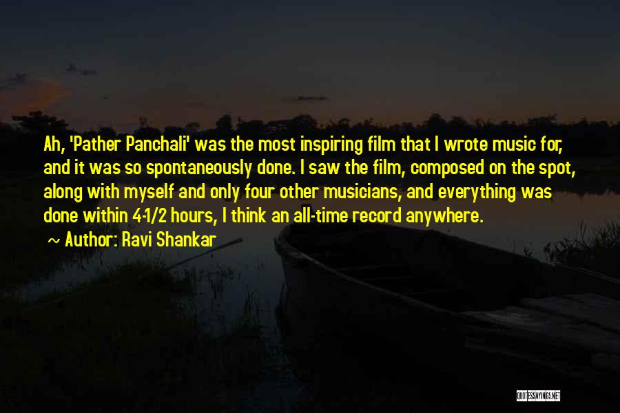 Music And Musicians Quotes By Ravi Shankar
