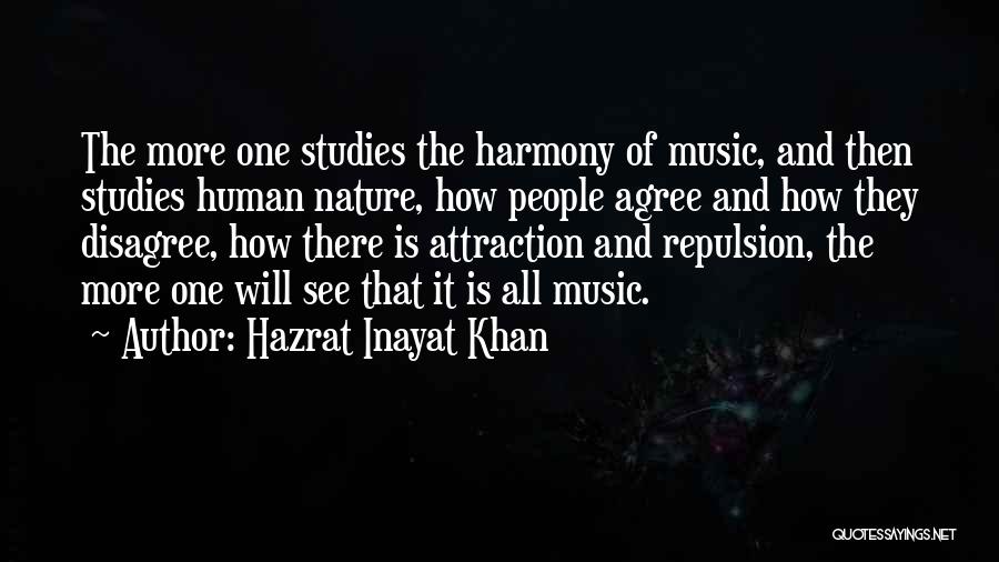 Music And Nature Quotes By Hazrat Inayat Khan