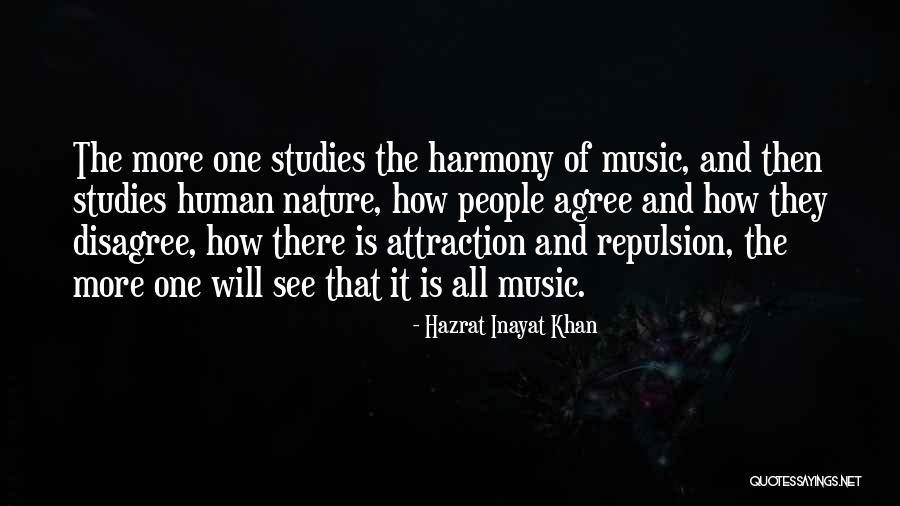 Music And Nature Quotes By Hazrat Inayat Khan