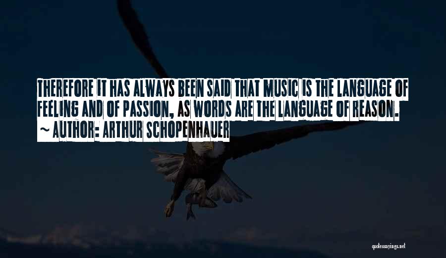 Music And Passion Quotes By Arthur Schopenhauer