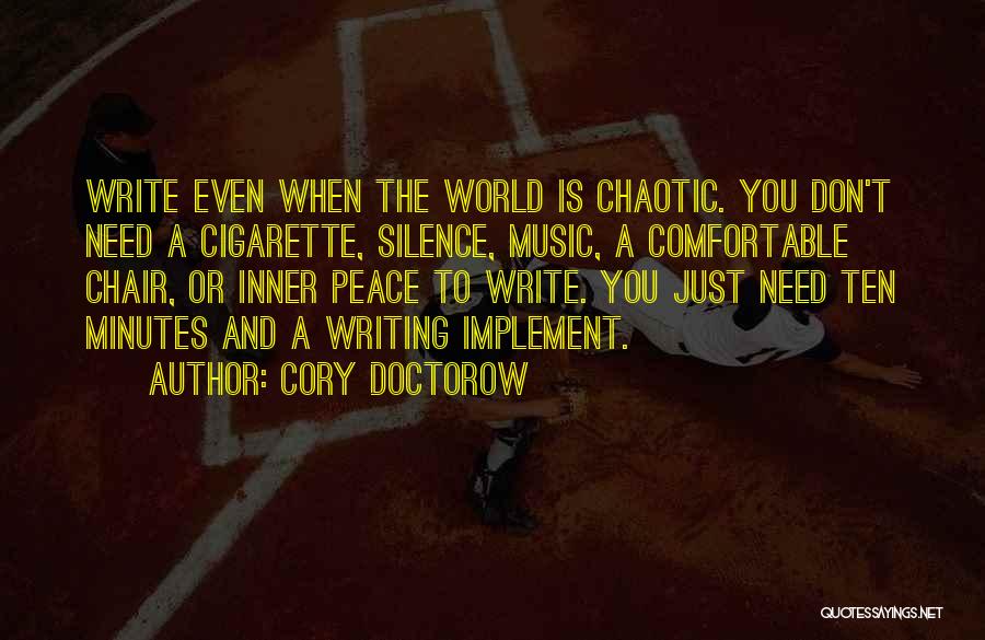 Music And Peace Quotes By Cory Doctorow