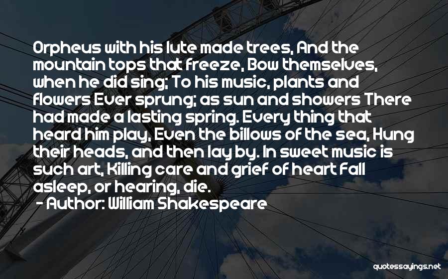 Music And Shakespeare Quotes By William Shakespeare