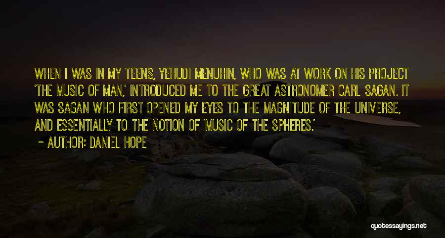 Music And The Universe Quotes By Daniel Hope