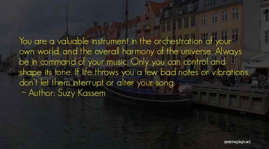 Music And The Universe Quotes By Suzy Kassem