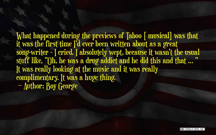 Music And Time Quotes By Boy George