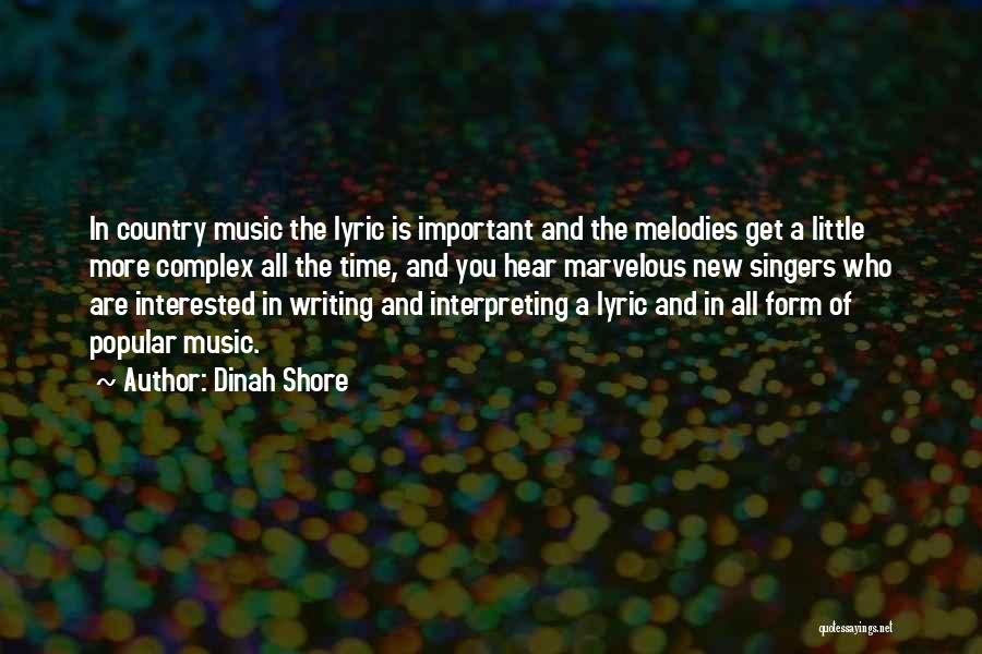Music And Time Quotes By Dinah Shore