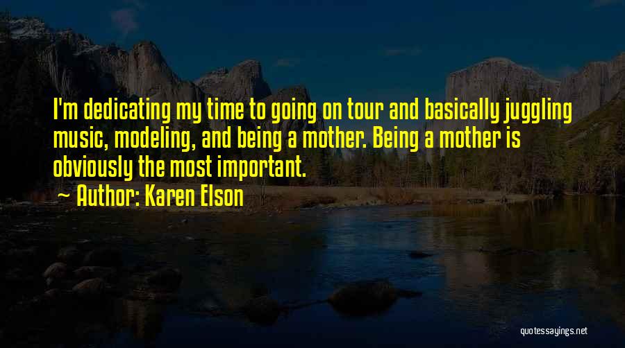 Music And Time Quotes By Karen Elson