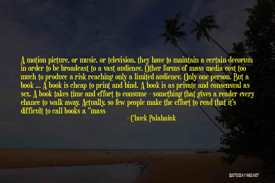 Music Audience Quotes By Chuck Palahniuk