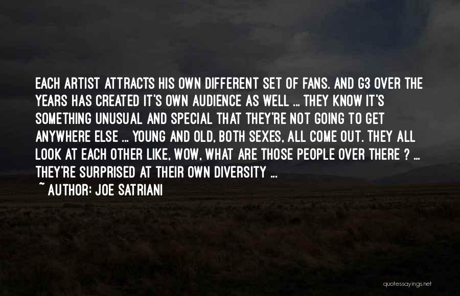 Music Audience Quotes By Joe Satriani