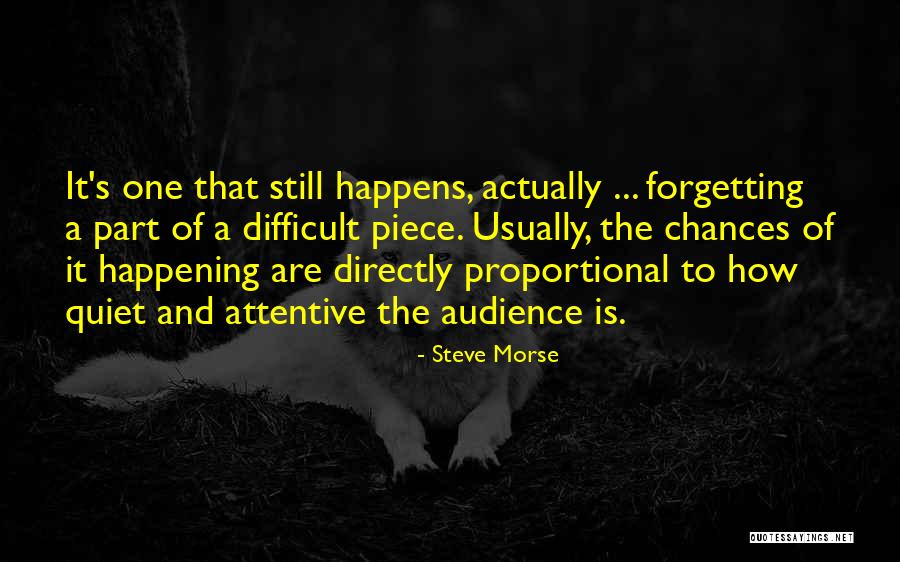 Music Audience Quotes By Steve Morse