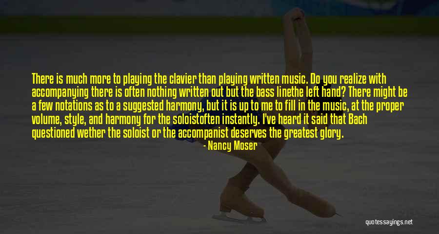Music Bach Quotes By Nancy Moser Music Bach Quotes By Nancy Moser