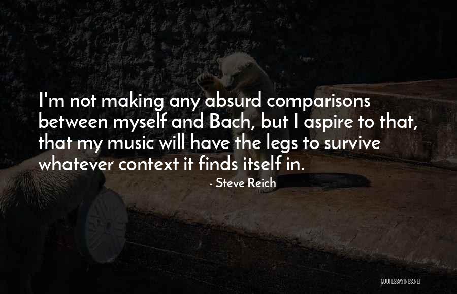 Music Bach Quotes By Steve Reich Music Bach Quotes By Steve Reich