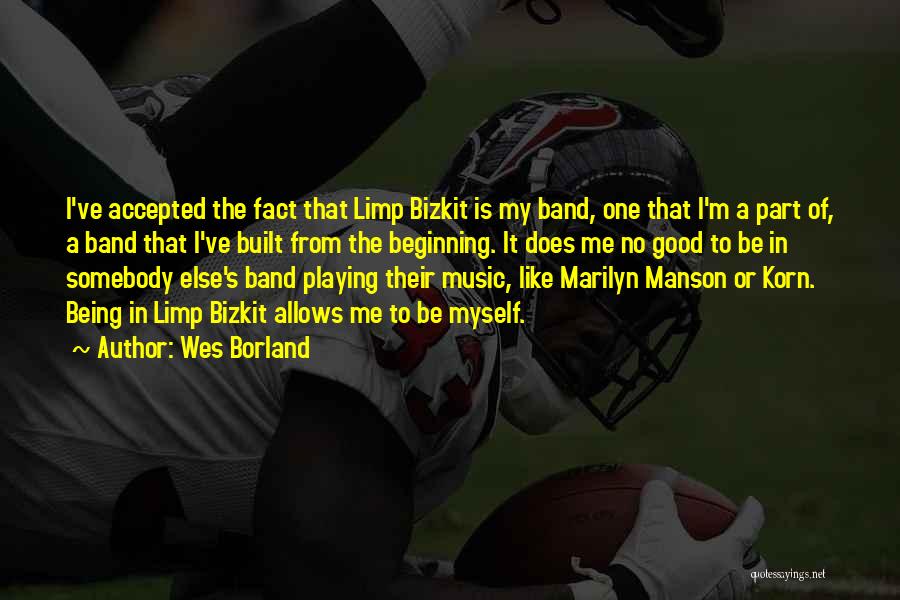 Music Band Quotes By Wes Borland