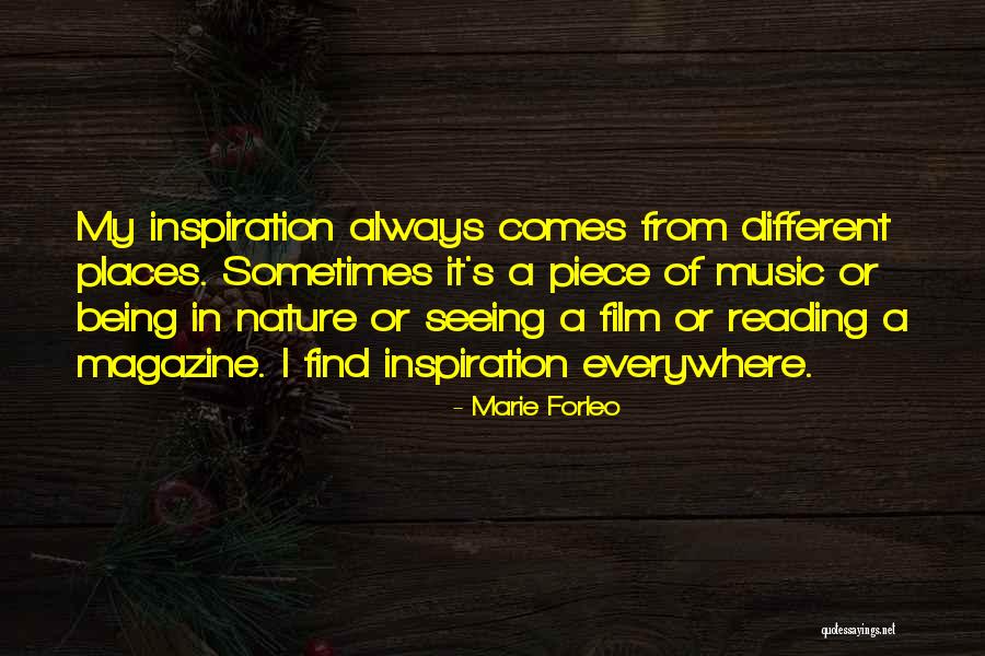 Music Being Everywhere Quotes By Marie Forleo