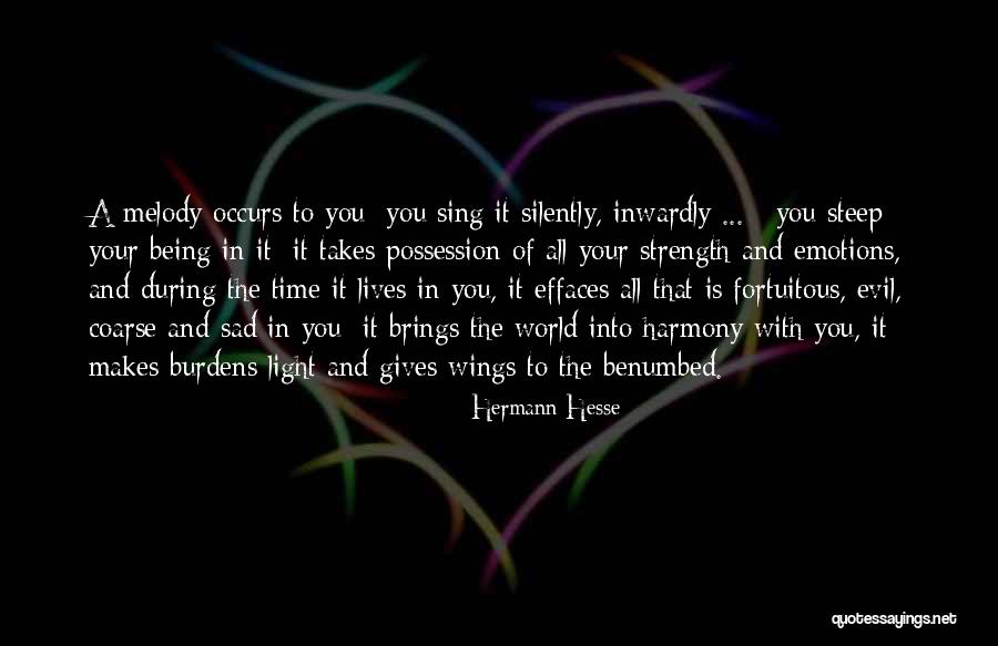 Music Brings Out Emotions Quotes By Hermann Hesse Music Brings Out Emotions Quotes By Hermann Hesse