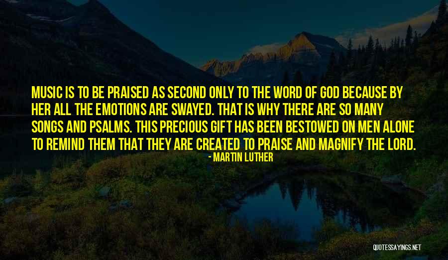 Music By Martin Luther Quotes By Martin Luther Music By Martin Luther Quotes By Martin Luther