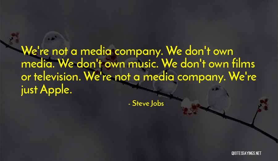 Music Company Quotes By Steve Jobs Music Company Quotes By Steve Jobs