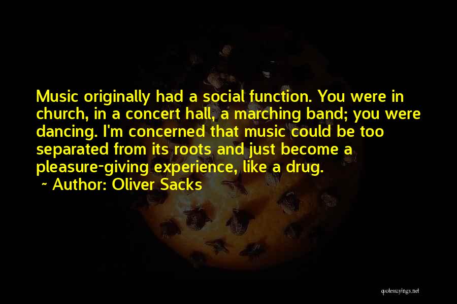 Music Concert Quotes By Oliver Sacks