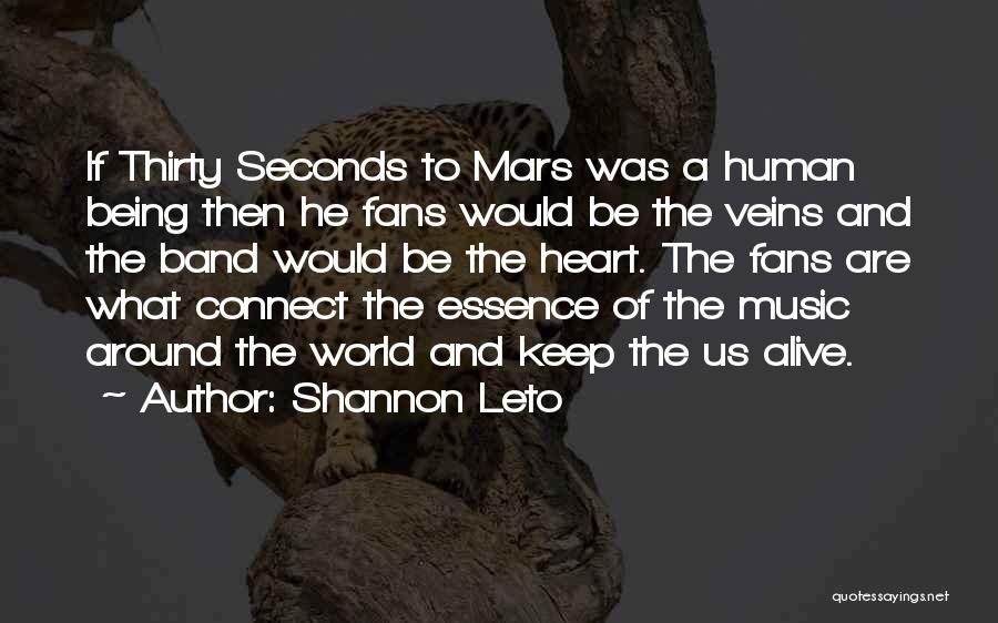 Music Connect Quotes By Shannon Leto