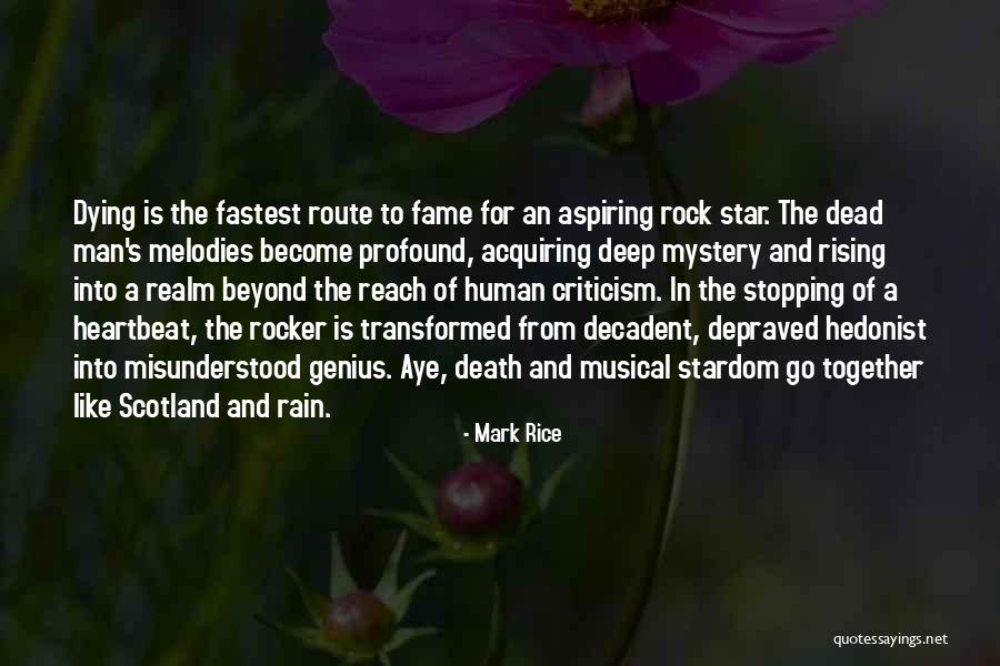 Music Criticism Quotes By Mark Rice Music Criticism Quotes By Mark Rice