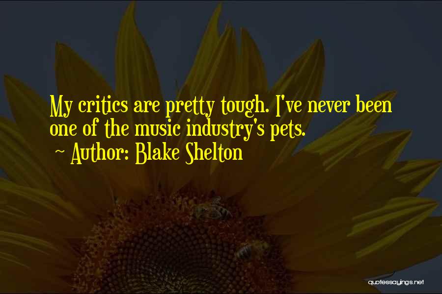 Music Critics Quotes By Blake Shelton