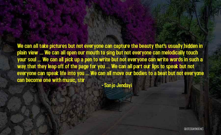 Music Dance Life Quotes By Sanjo Jendayi