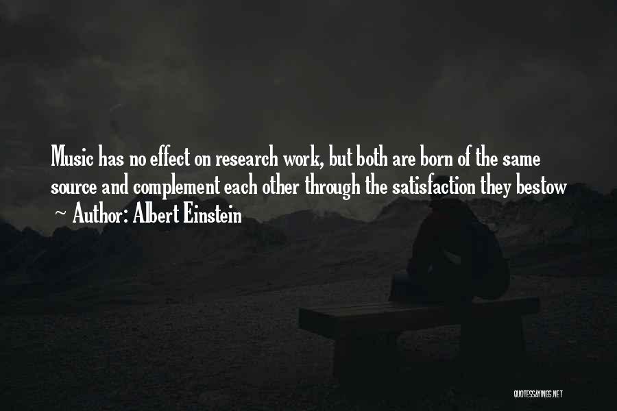 Music Effect Quotes By Albert Einstein
