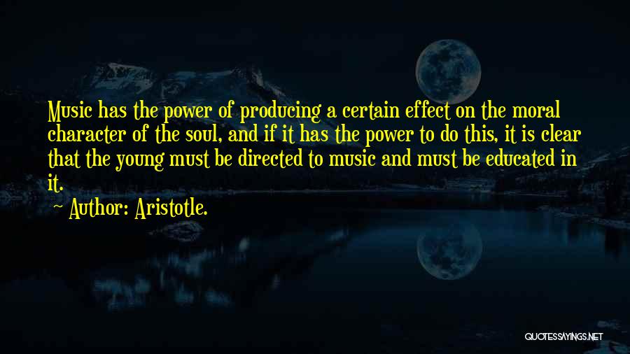 Music Effect Quotes By Aristotle.