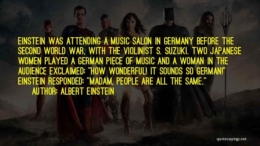 Music Einstein Quotes By Albert Einstein